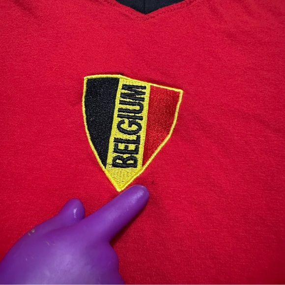 Belgium Soccer Red Shirt Large - Picture 3 of 9